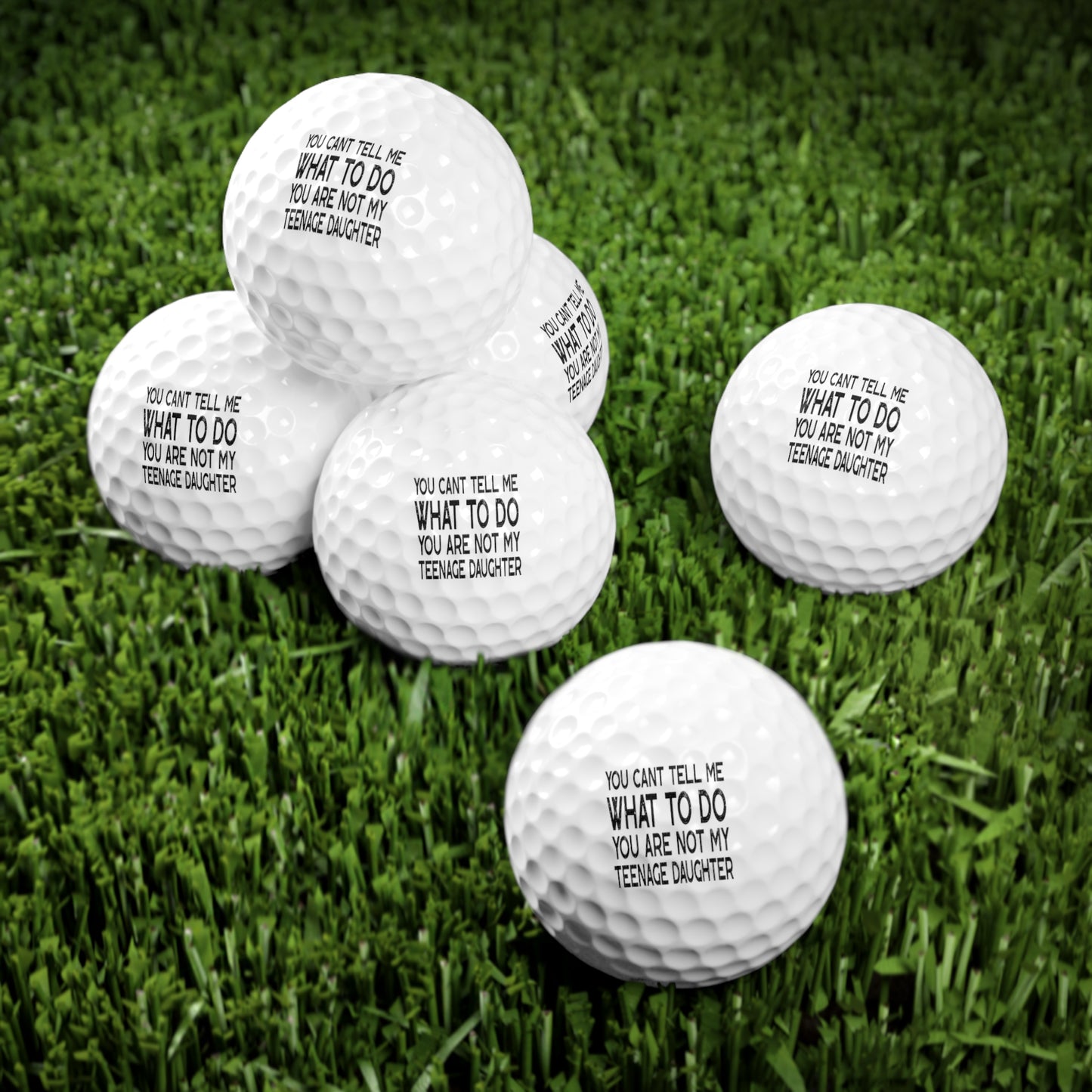 Humorous Golf Balls Set, Funny Gift for Golfers, Dad's Day Golf Accessories, Unique Golf Balls for Teenagers, Golf Gifts for Him