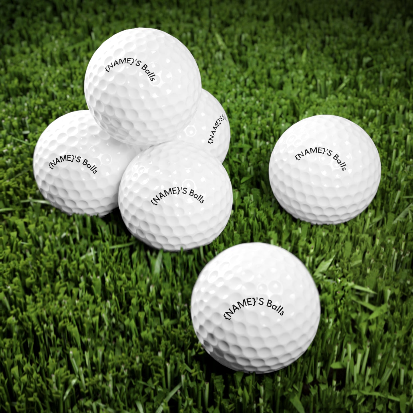 Personalized Golf Balls, Custom Name Golf Balls, Unique Gifts for Golfers, Golfing Accessories, Father's Day Golf Gift