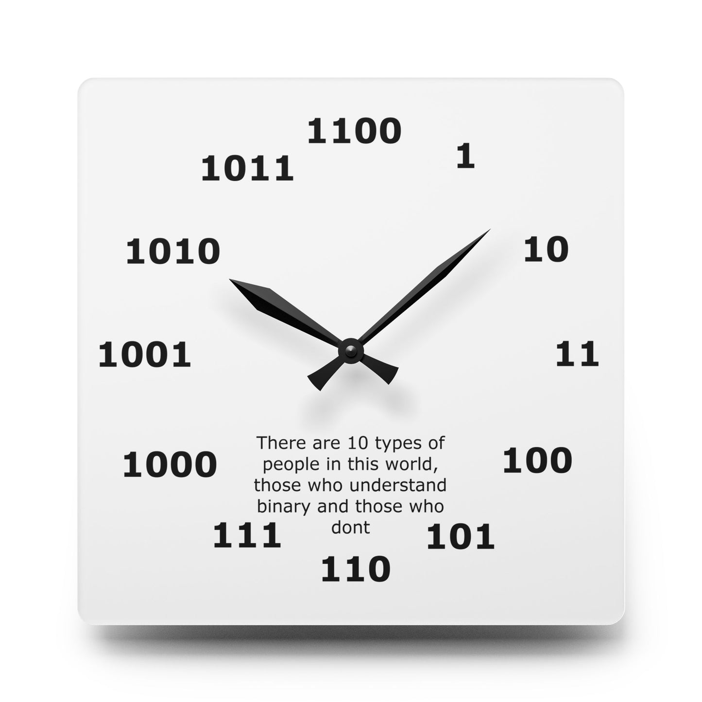 Geek Chic Binary Wall Clock: Embrace the Digital Era with Binary Hours!