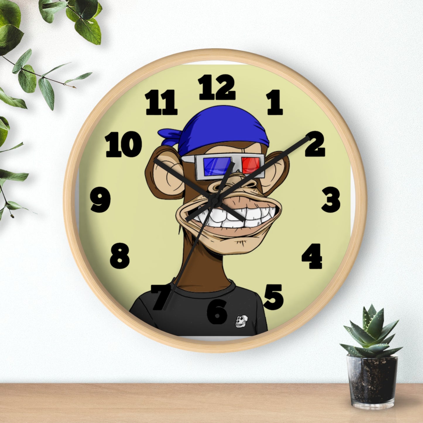 Fun & Quirky Wall Clock with Unique Design, Perfect for Home Decor, Gifts for Him, Funny Gift Ideas, Kids Room, Party Decorations