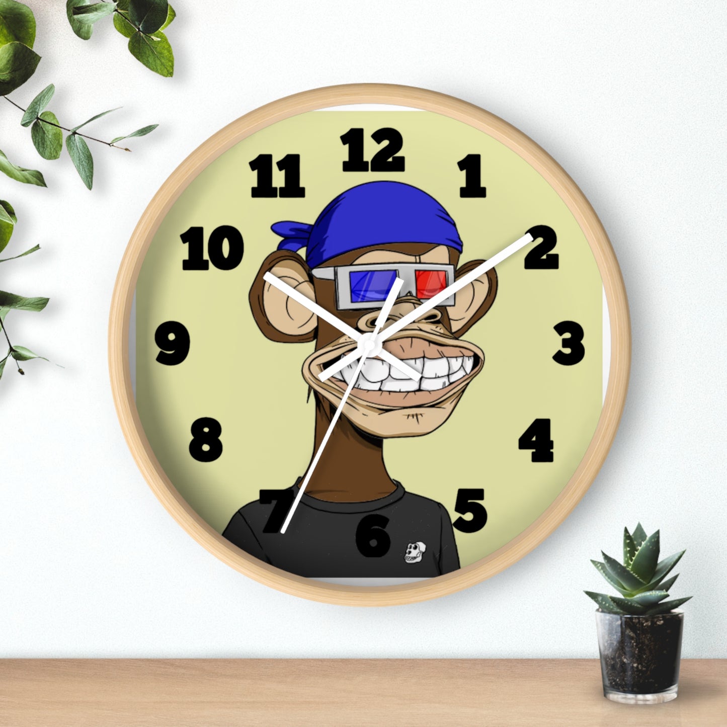 Fun & Quirky Wall Clock with Unique Design, Perfect for Home Decor, Gifts for Him, Funny Gift Ideas, Kids Room, Party Decorations