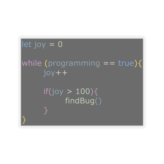 Funny Javascript Code Sticker, Programmer Sticker, Web Developer Java Software Engineer, Java code Developer