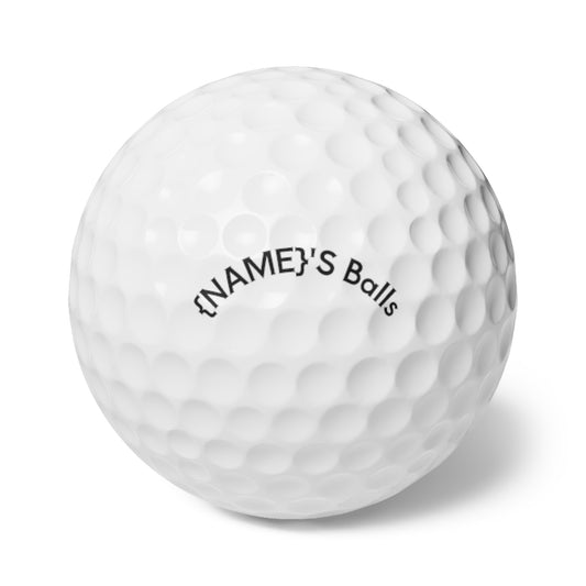 Personalized Golf Balls, Custom Name Golf Balls, Unique Gifts for Golfers, Golfing Accessories, Father's Day Golf Gift