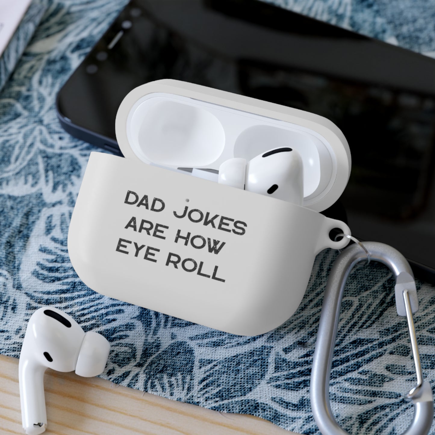 Funny Fathers Day Gift, Dad Jokes Are How Eye Roll, Funny Dad AirPods and AirPods Pro Case Cover, Dad To Be Gift, Dad Jokes, Father's Day