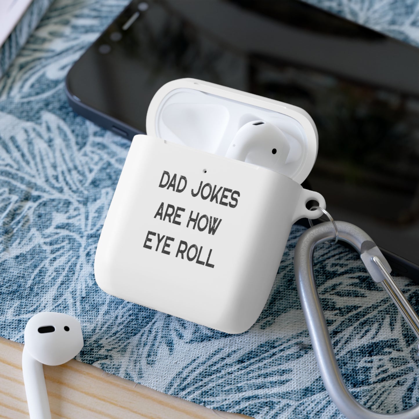 Funny Fathers Day Gift, Dad Jokes Are How Eye Roll, Funny Dad AirPods and AirPods Pro Case Cover, Dad To Be Gift, Dad Jokes, Father's Day